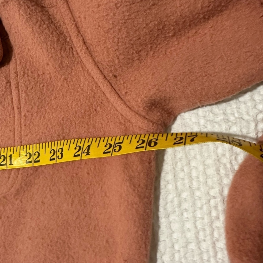NWT Wonderly Fuzzy button down Shacket in Dull Rose, size L, brand new, pink - Picture 9 of 10